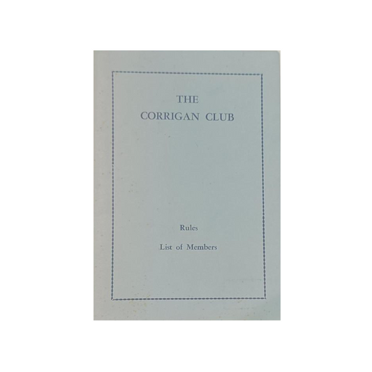 The Corrigan Club, list of Rules and Members