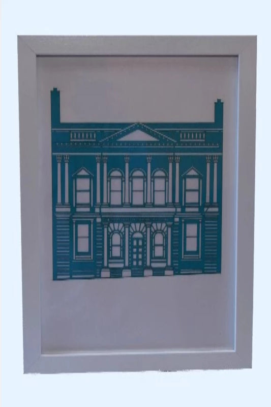 No. 6 Kildare Street Laser Cut Print